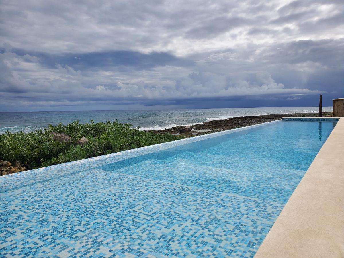 Riviera Maya Luxury Oceanfront Condo Akumal Exterior foto